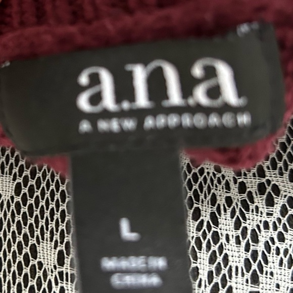 Women’s Ana Laced Up Crewneck Sweater Size Large - Picture 5 of 7